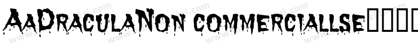 AaDraculaNon commerciallse字体转换